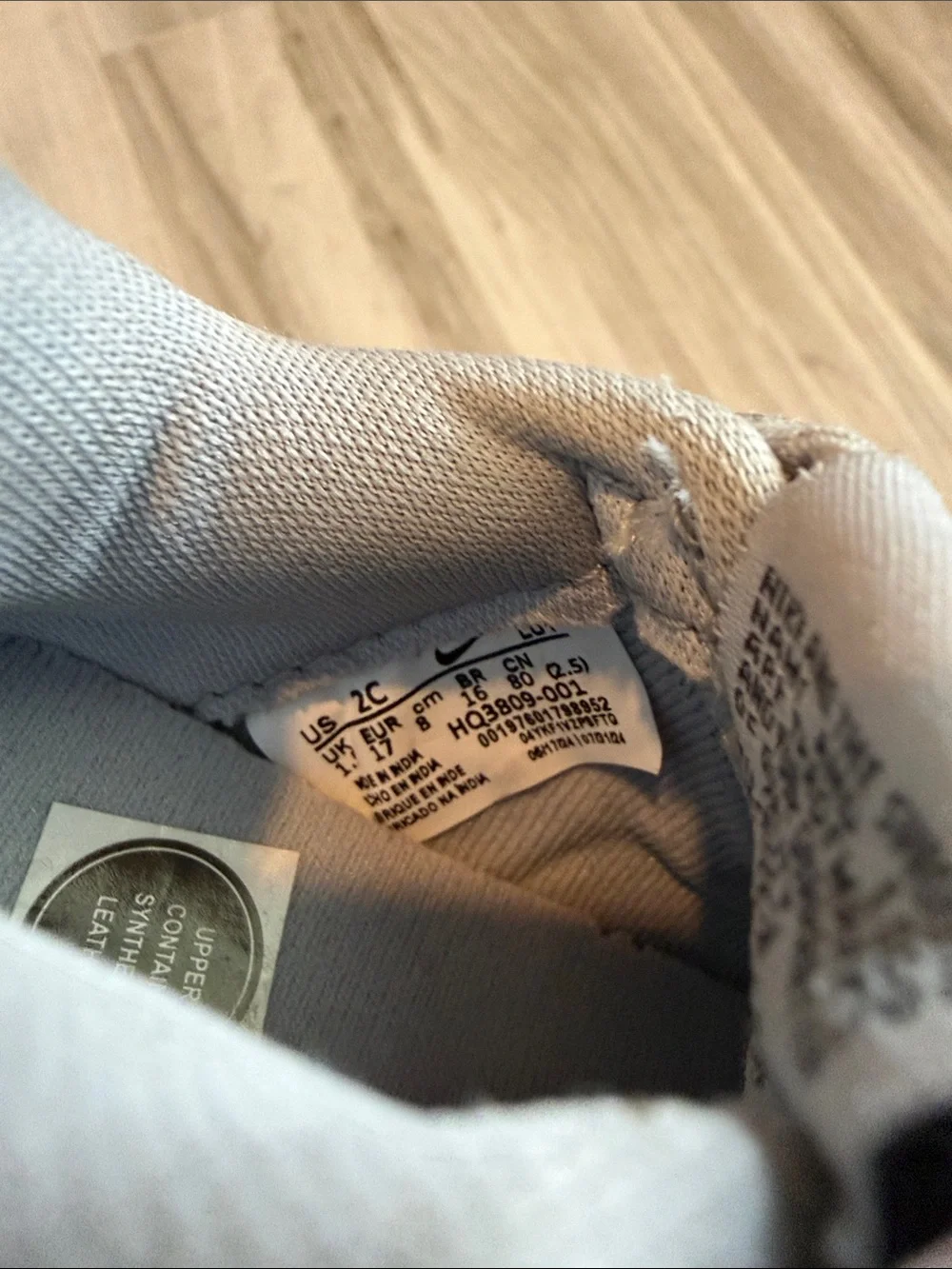 Nike Force 1 Sneakers Toddler Size 2C